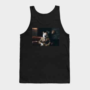 Suited Paws Tank Top